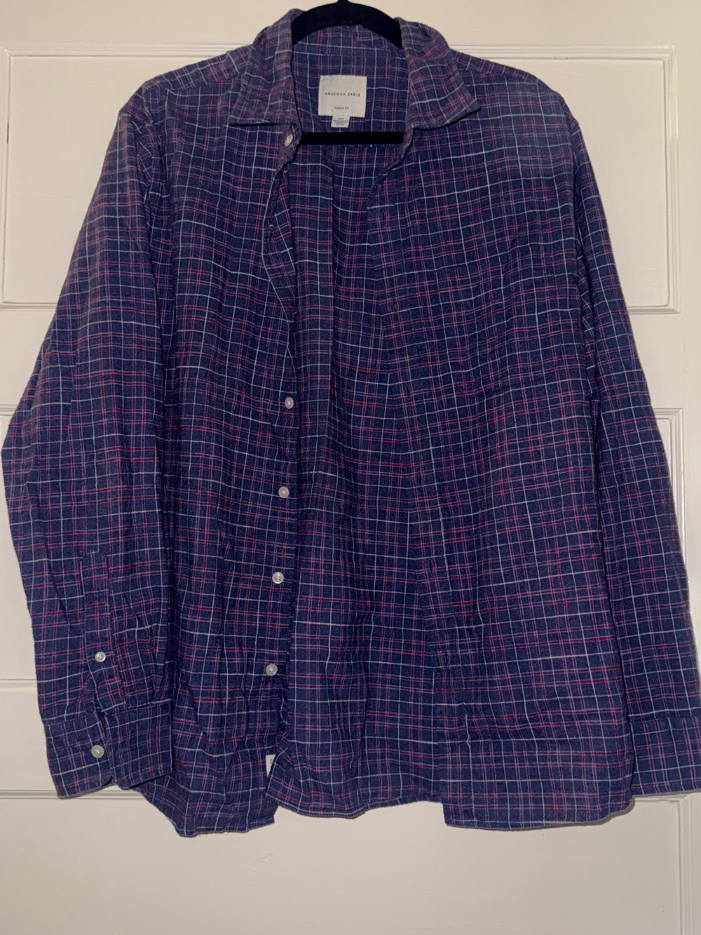 American Eagle Men’s 100% Cotton Button Down Flannel